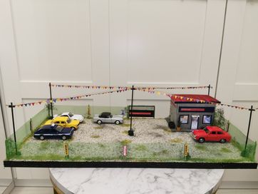 Diorama 1:43 makieta autoart kyosho norev hot wheels 1:50 welly cmc gt