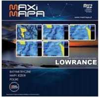 Mapa MaxiMapa Polska Południowa Lowrance, Simrad