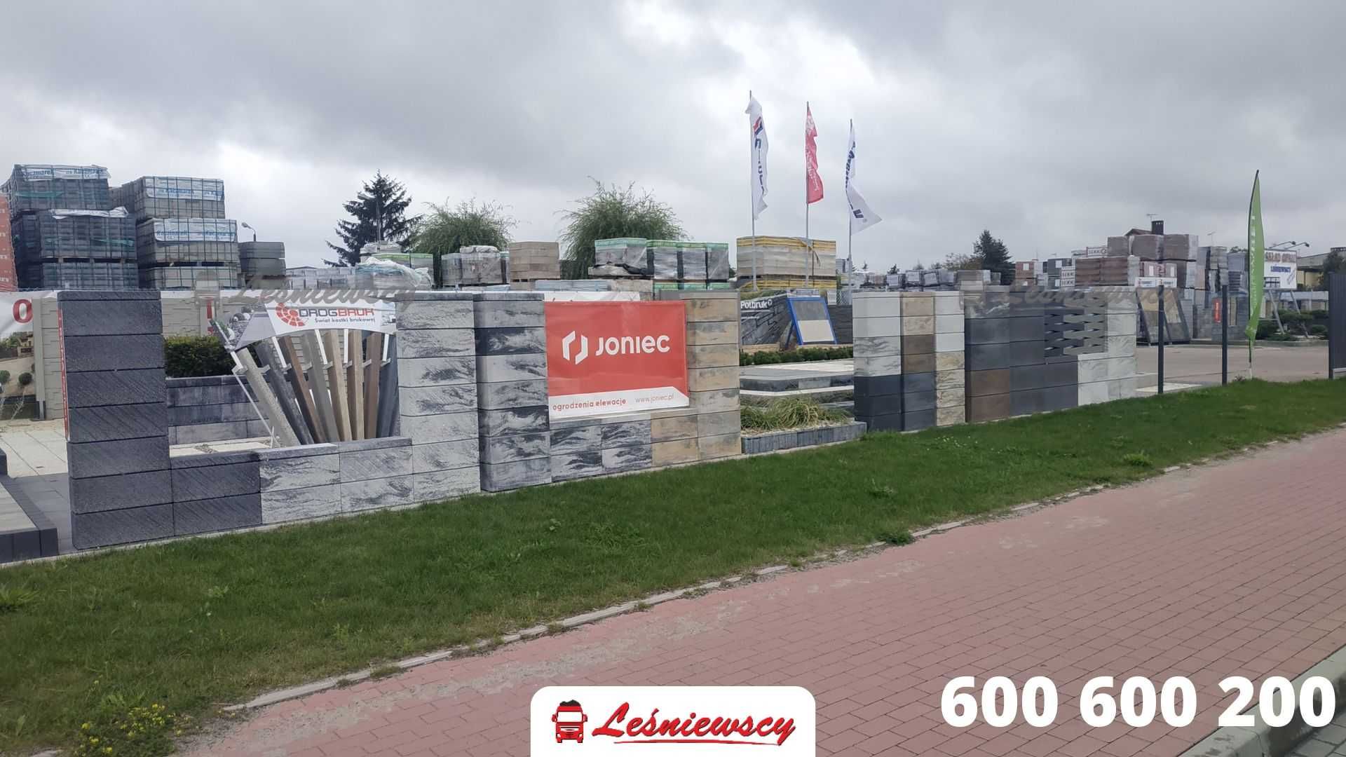 Ogrodzenie modułowe gładkie JONIEC-ROMA mega pustaki na płot
