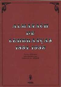 Almanach de lembranças 1854.1932 – Textos africanos