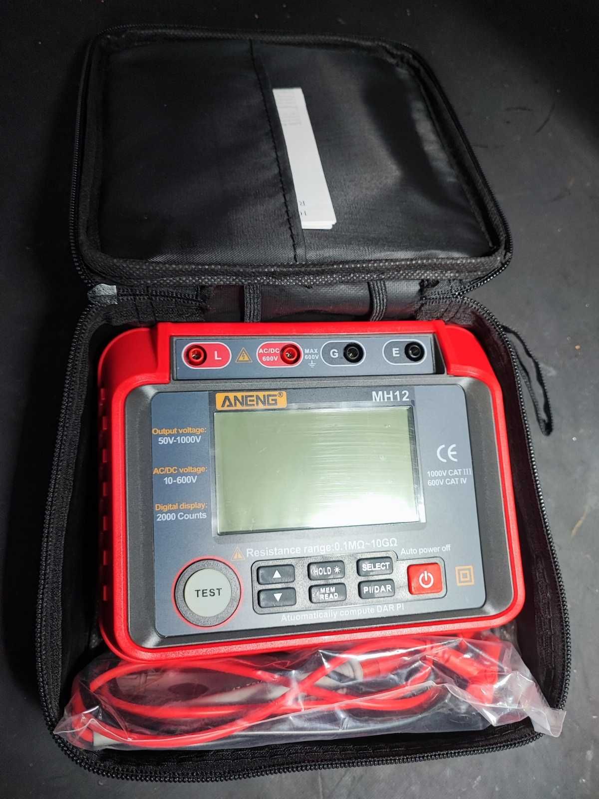 Verificador de resistência de isolamento. Megger Digital