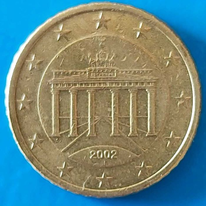 50 Cêntimos de 2002 Letra J,  da Alemanha