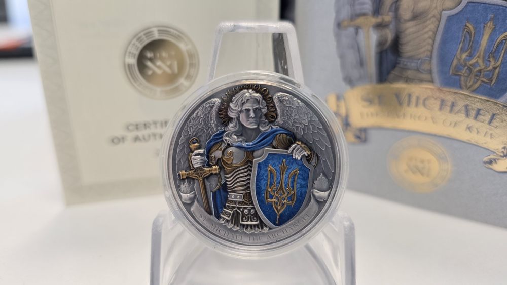 Серебро Архістратиг Михаїл Срібло Архистратиг Михаил 1 унция 31,1 грам