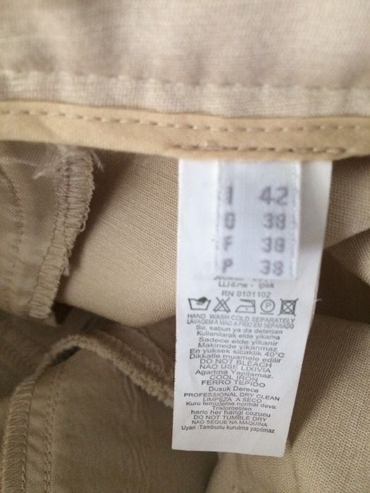 Calças toque de seda- Stefanel