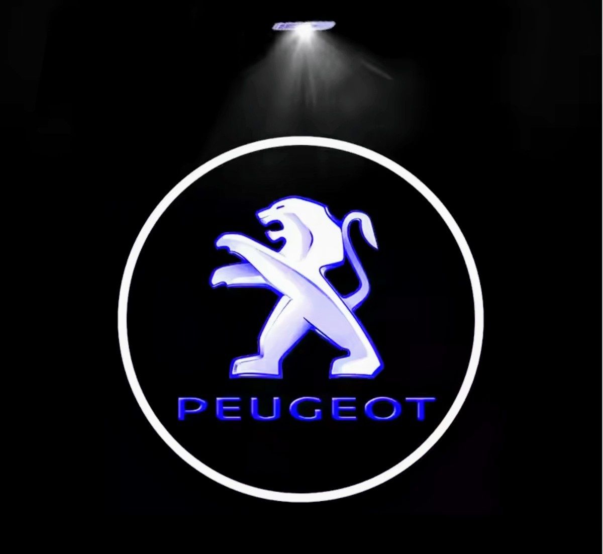 Projektor LED do drzwi Peugeot 407.