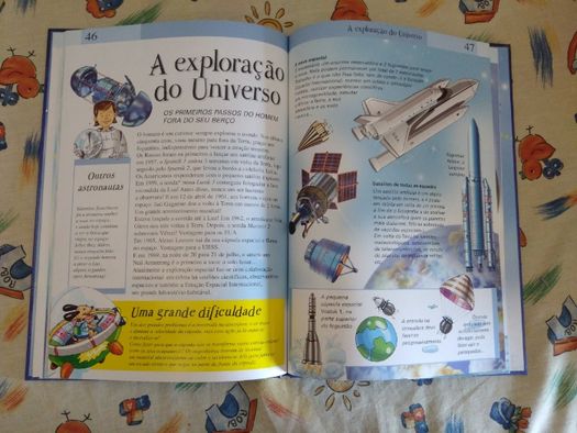 "À descoberta do espaço" - livro