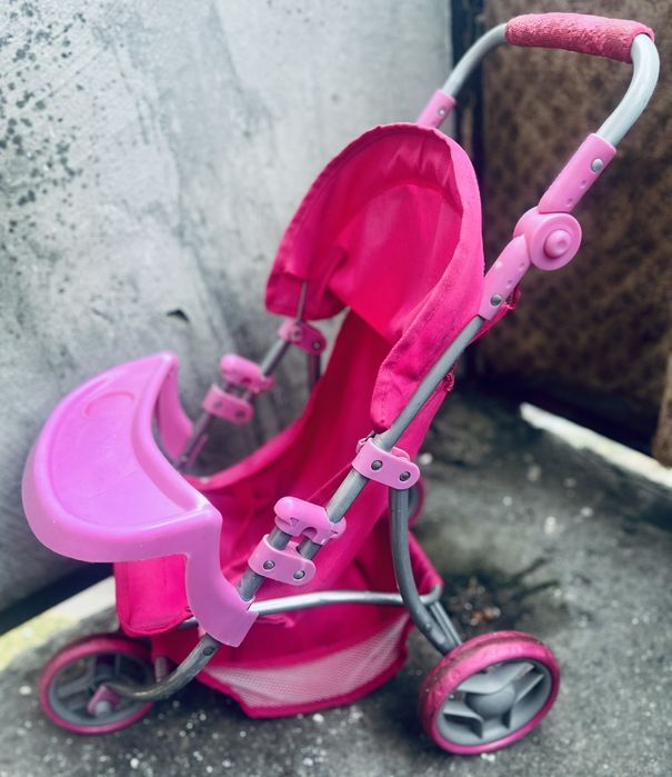Большая кукольная коляска и сумка в подарок