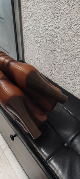 Botki damskie skórzane Badura