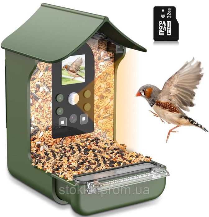 Годівниця для птахів з камерою спостереження за птахами Bozily 1080P