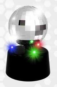 Lustrzana kula disco LED