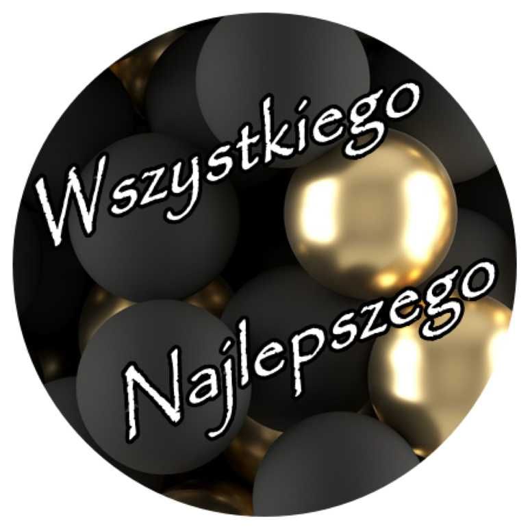 Opłatek na tort urodziny Kobieta Balony Audi Auto Samochód Logo wzory
