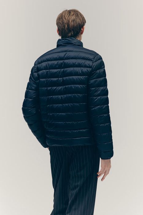 Куртка H&M Lightweight Puffer Jacket (S) чорна чоловіча мікропуховик