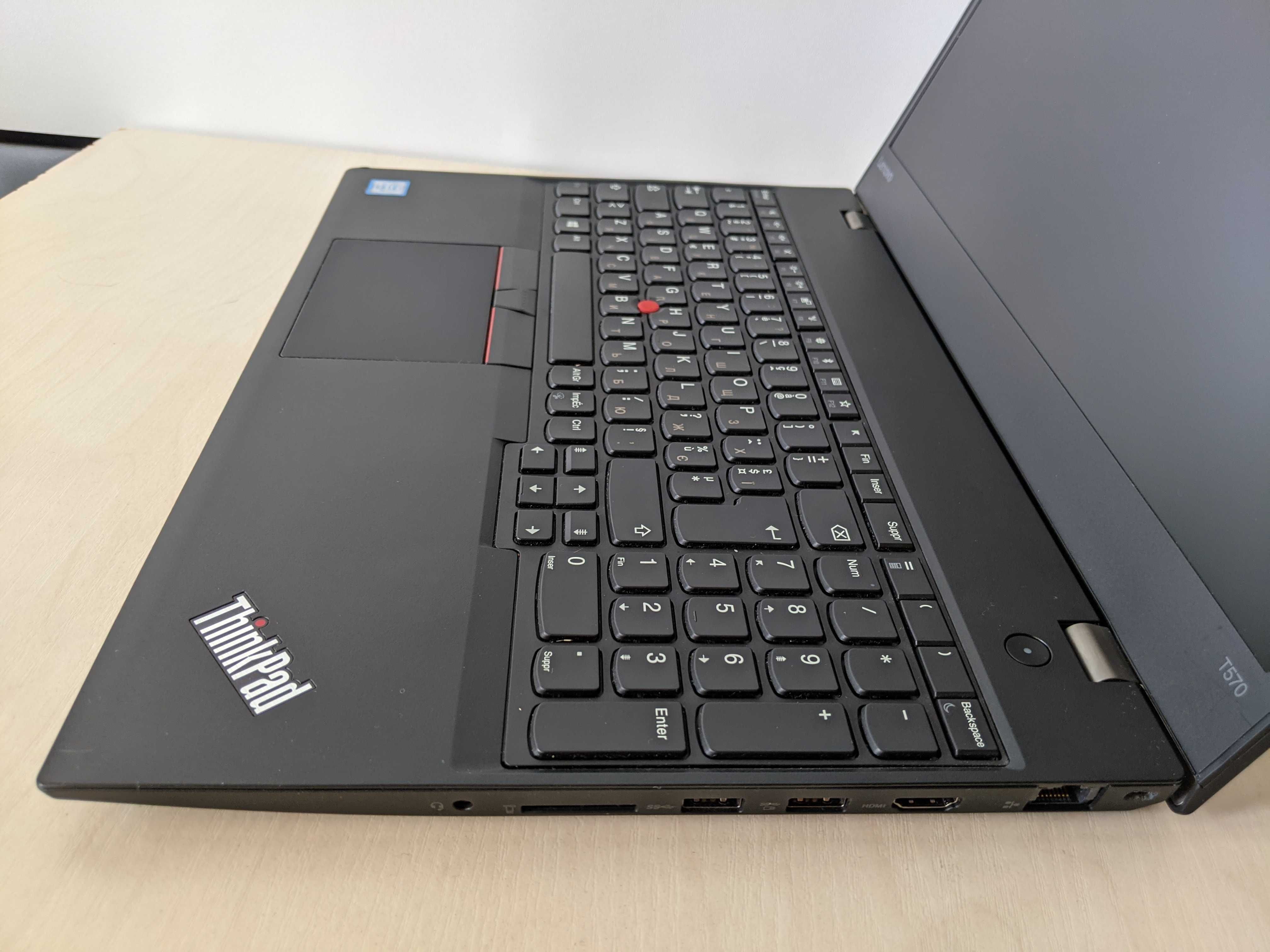 15,6 FHD IPS Lenovo ThinkPad T570 - i5-6300U/8/256ssd/ноутбук