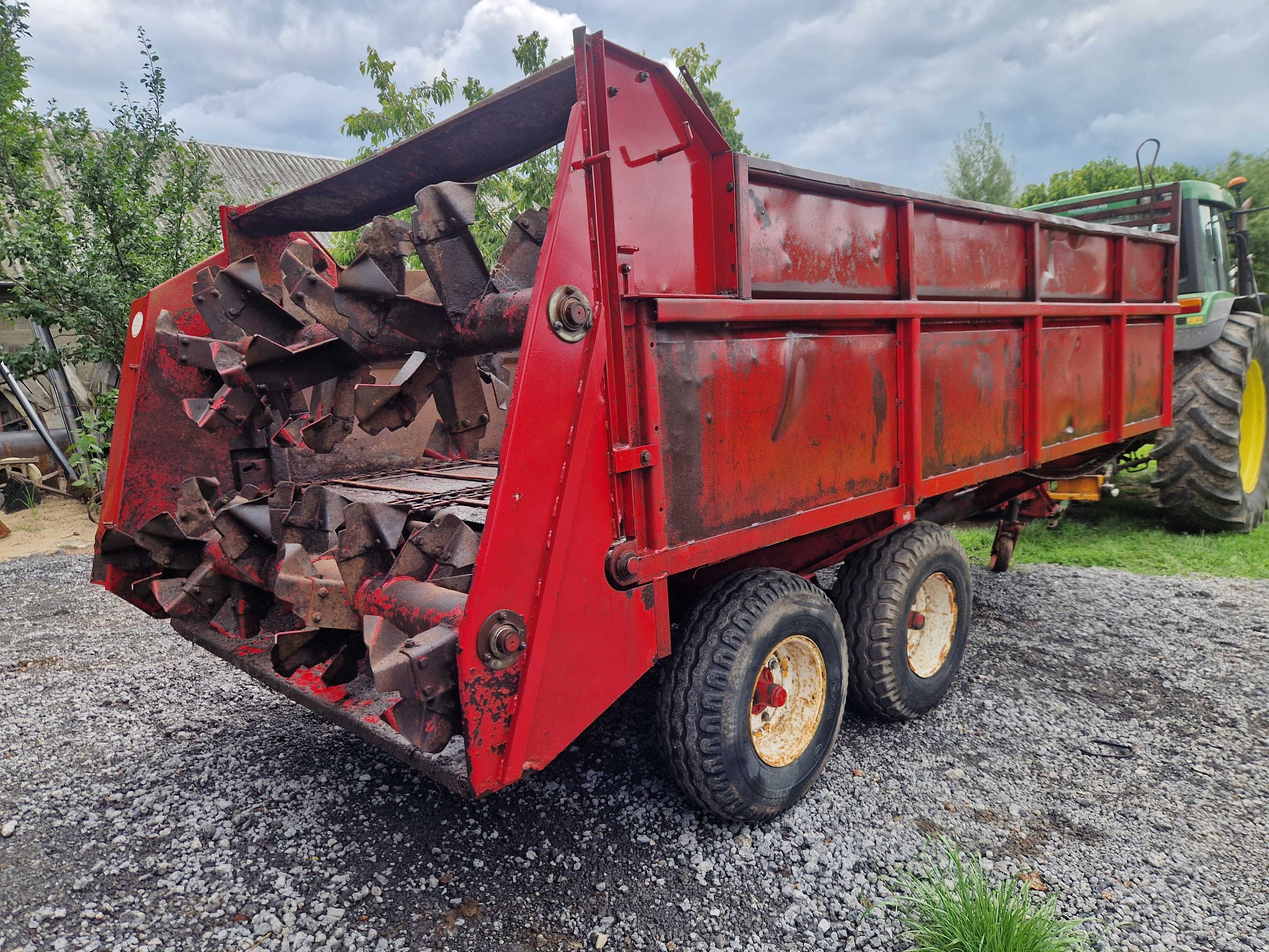 Rozrzutnik obornika TANDEM 8-10 TON 2 wałki sprowadzony
