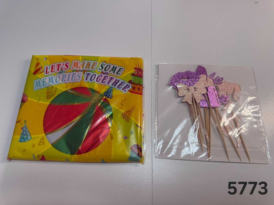 Zestaw urodzinowy balon - tort nowy (5773-69)