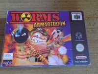 Worms Armageddon na Nintendo 64 - komplet 3xA, oryginał, sprawny SAVE