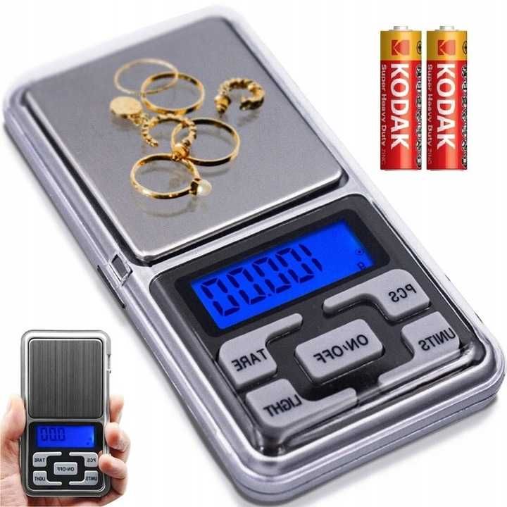 WAGA JUBILERSKA elektroniczna 200g 0,01g wagi lcd