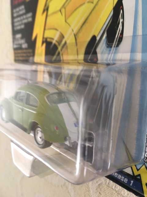 Johnny Lightning - VW Beetle racing - esc.1/64 - como NOVO