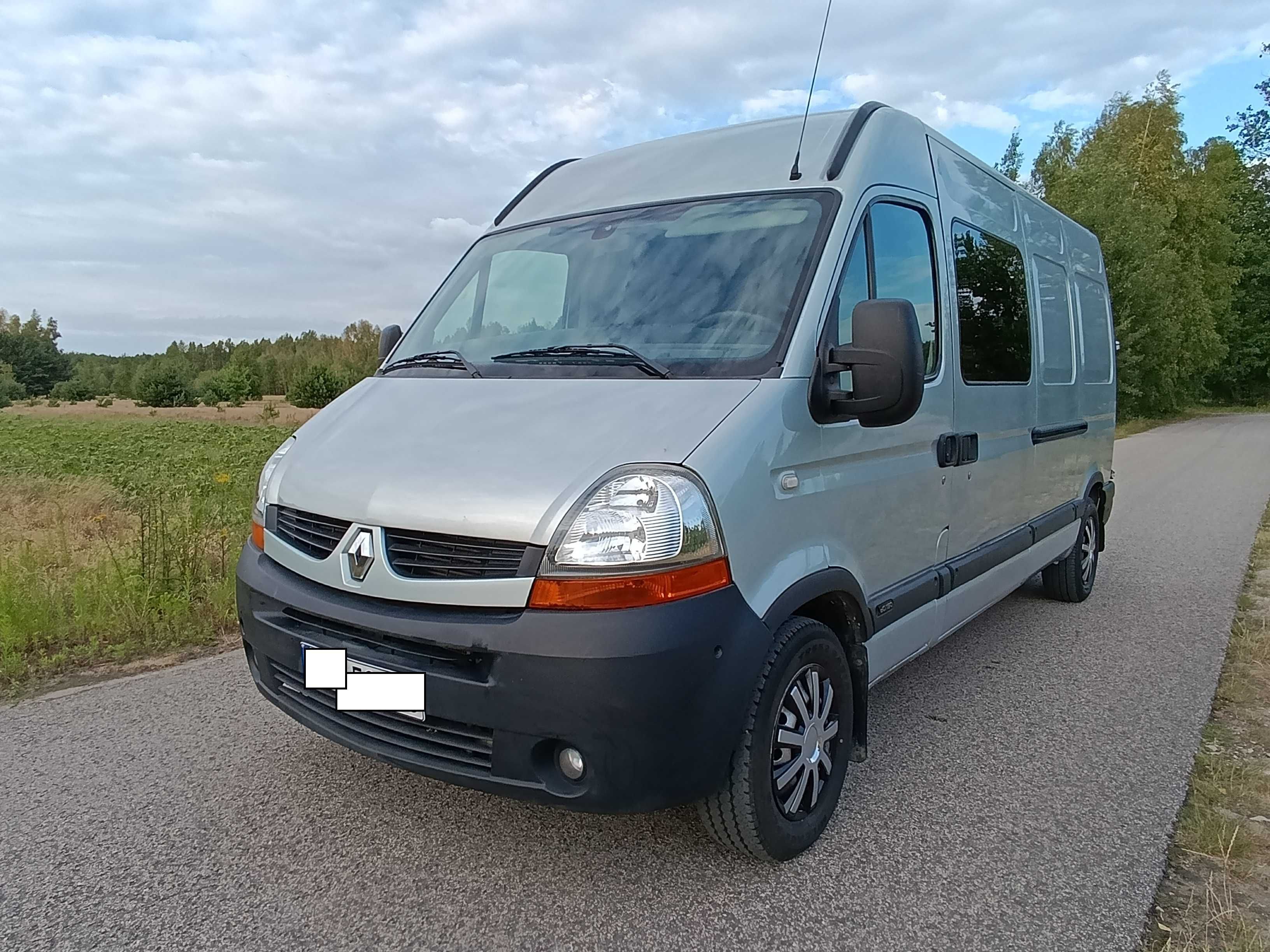 Renault Master 2.5 Dci L3H2 Dubel kabina 6 osob Brygadowka Klima