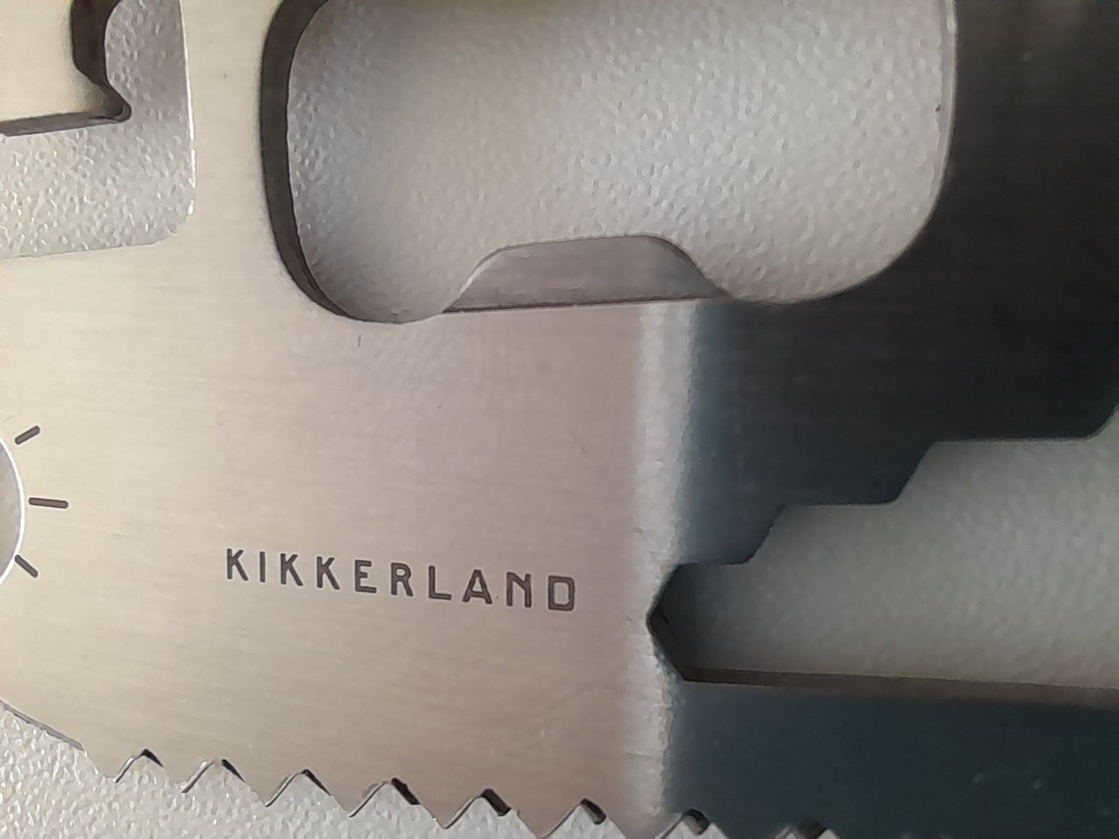 Karta przetrwania.Edc. Brelok.Multitool. Kikkerland