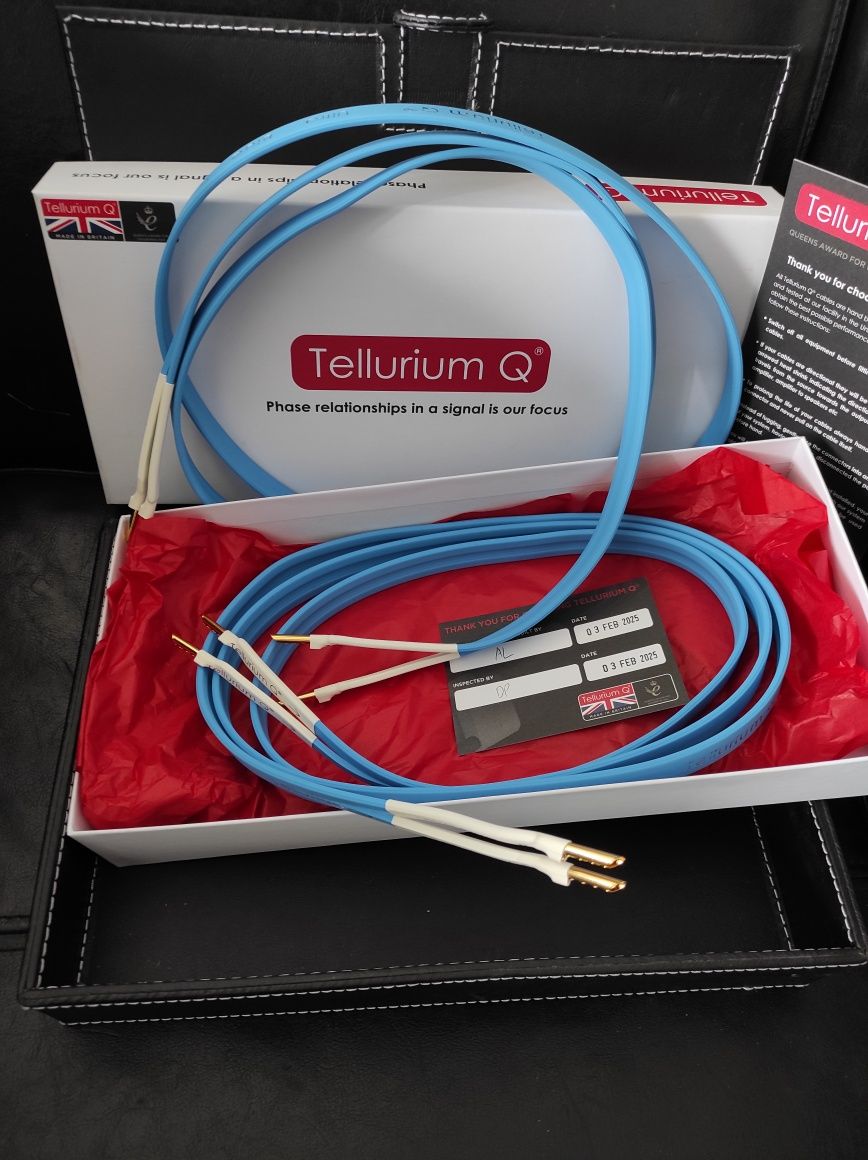 Tellurium Ultra Blue 2 II kable głośnikowe przewody 2x2,5m