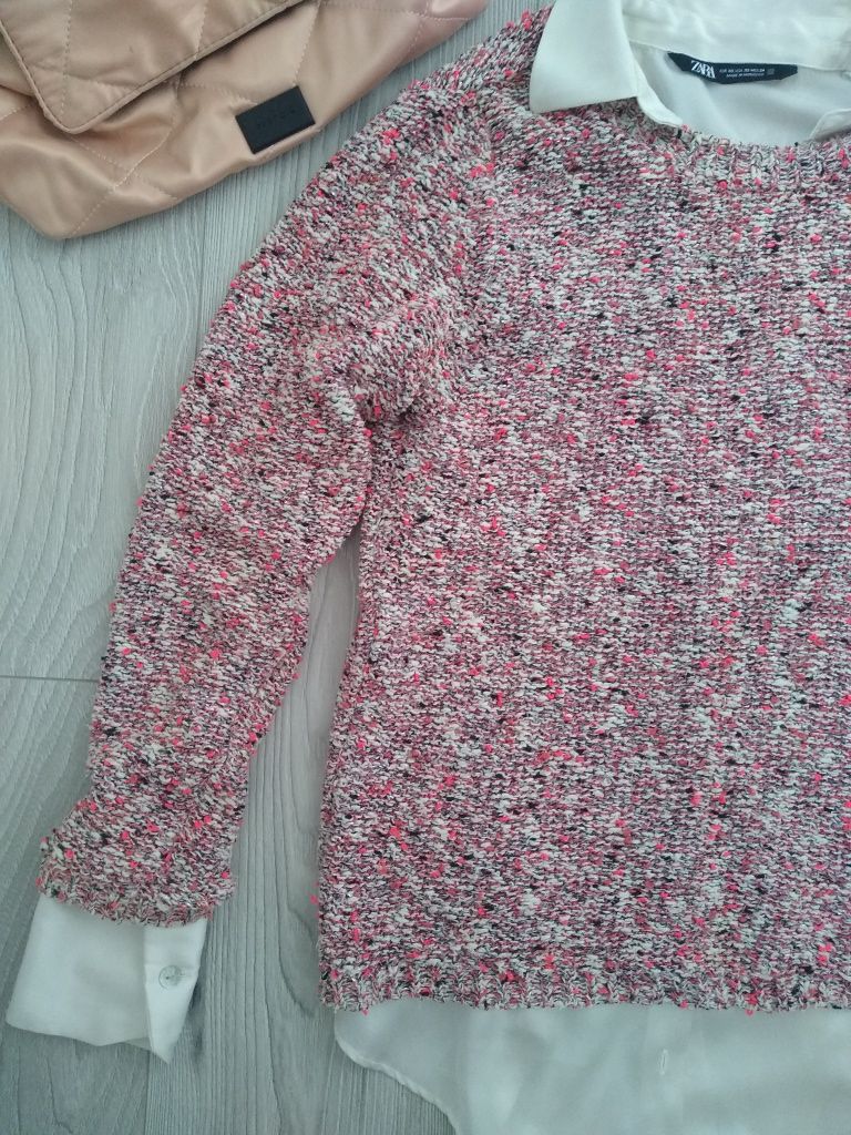 Kolorowy sweter Stradivarius S