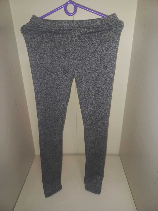 Szare legginsy Bas Bleu rozmiar L