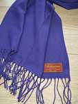 Pashmina fioletowy szal-kaszmir,jedwab