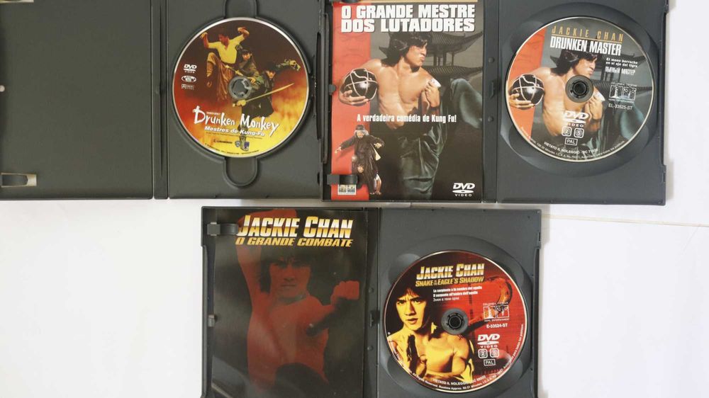 Pack original Jackie Chan 3 filmes com Jackie Chan de Kung Fu