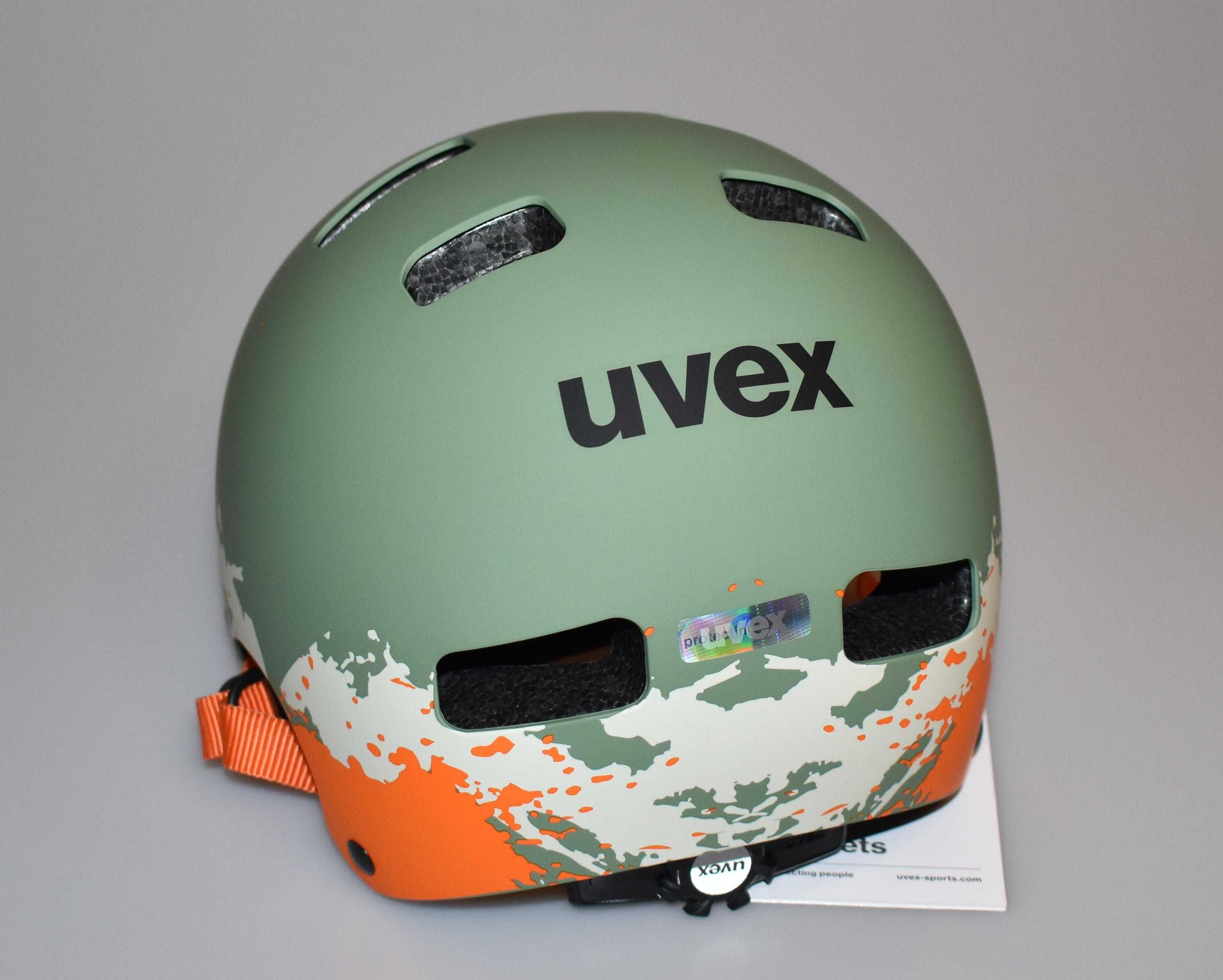 uvex kid 3 cc wytrzymały kask rowerowy dla dzieci 51-55