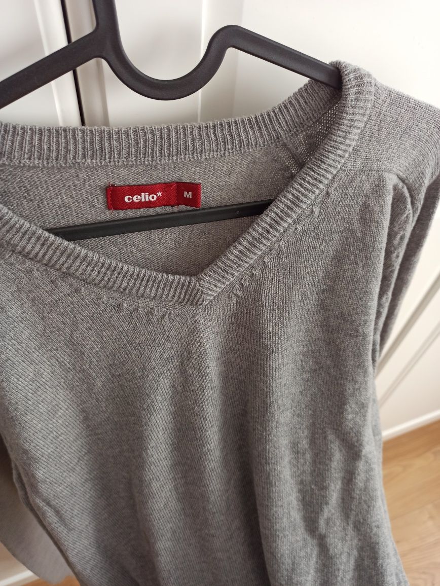 Sweter męski 100% wełna woolmark M