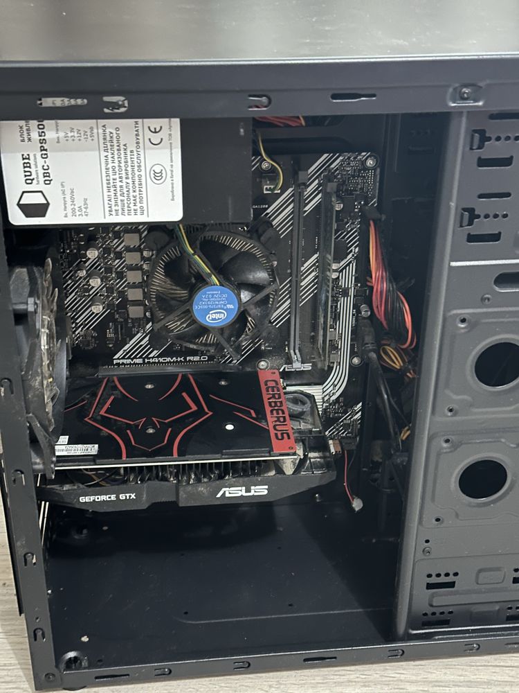 Ігровий комп’ютер | i3 10100f | GTX 1050 Ti | 8GB DDR4 | SSD 500GB