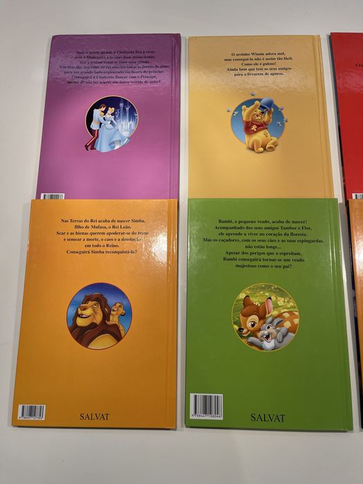 8 livros do clube do livro (Disney)