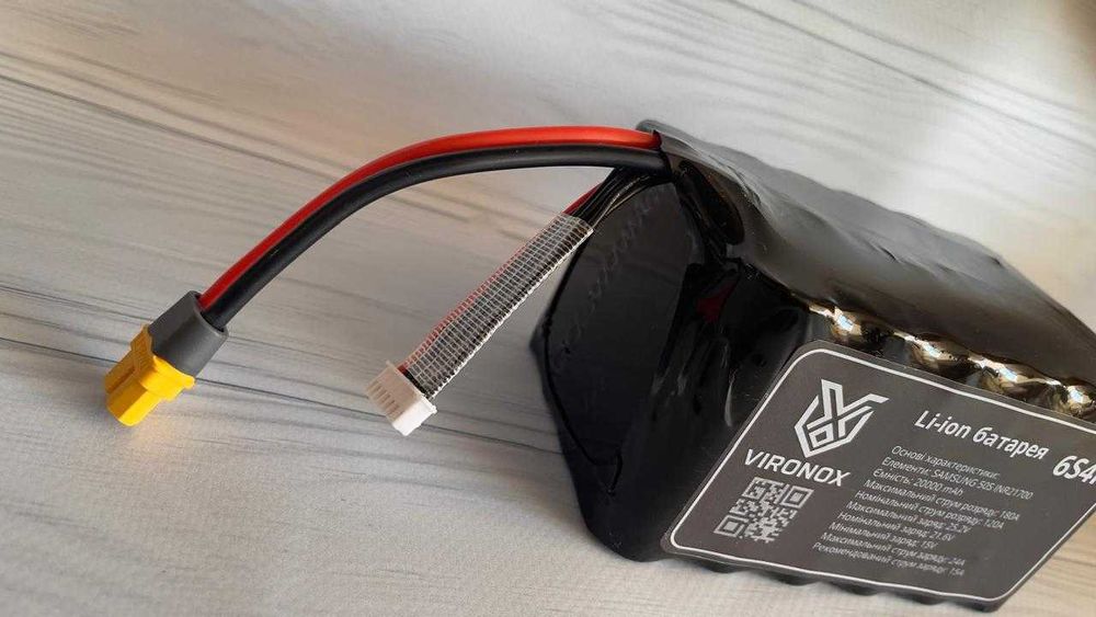 Акумулятор Li-Ion VIRONOX 6S4P 25000mAh Samsung 50S INR21700 для FPV