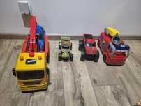 Zestaw aut - laweta, straż pożarna, monster truck