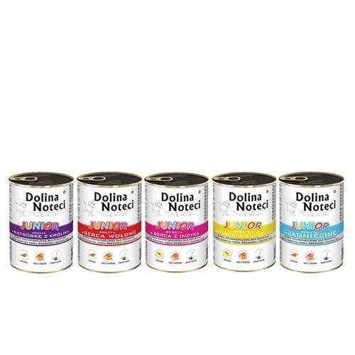 Dolina Noteci Premium Junior mokra karma dla psa MIX 12 x 400 g
