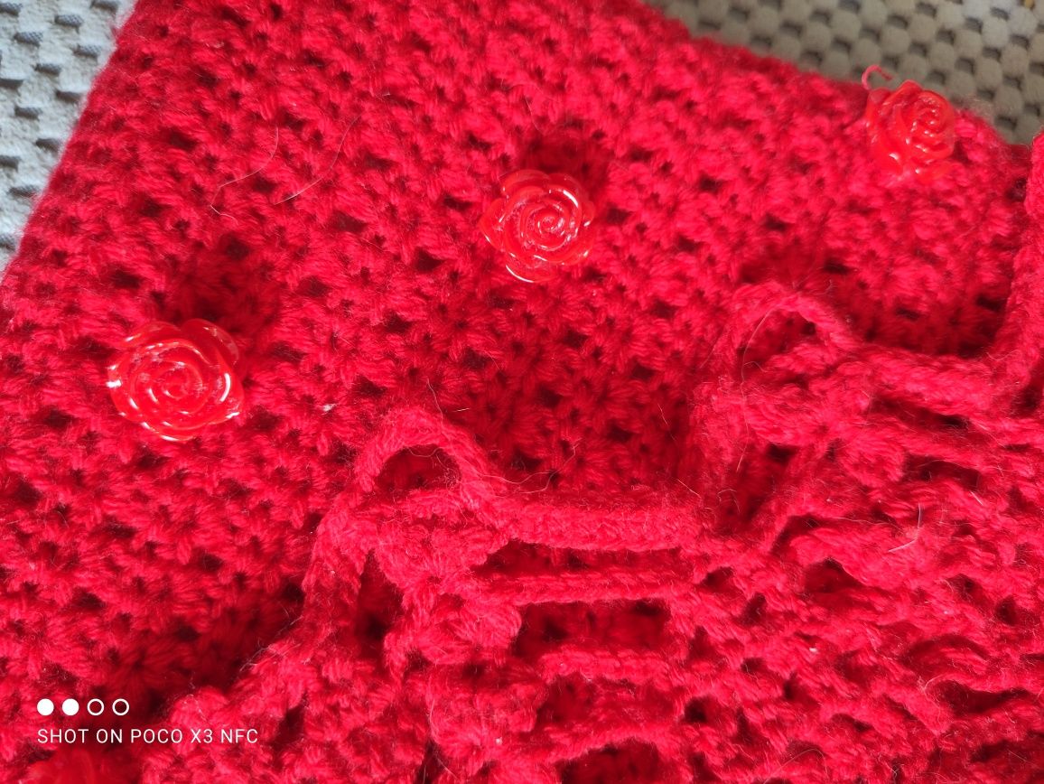 Nowa torebka świąteczna ślubna kopertówka handmade ręcznie robiona