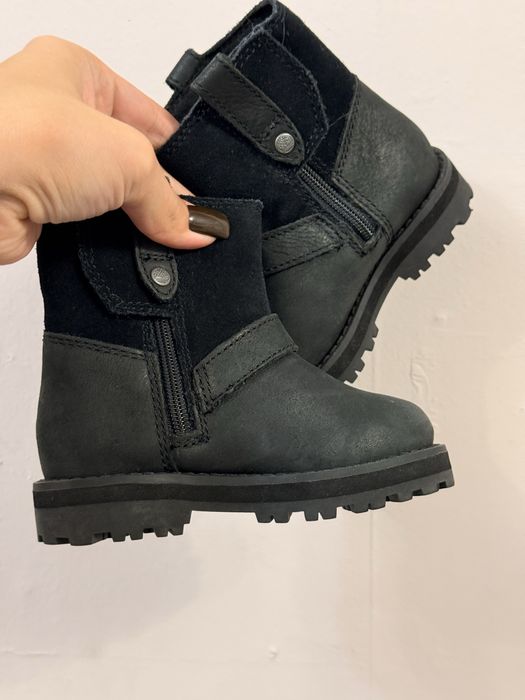 Шкіряні Timberland чоботи демісезонні 22 розмір