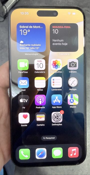 Iphone 15 PRO MAX 512 gb Titanium Blue completo c/ caixa Bateria a 82%