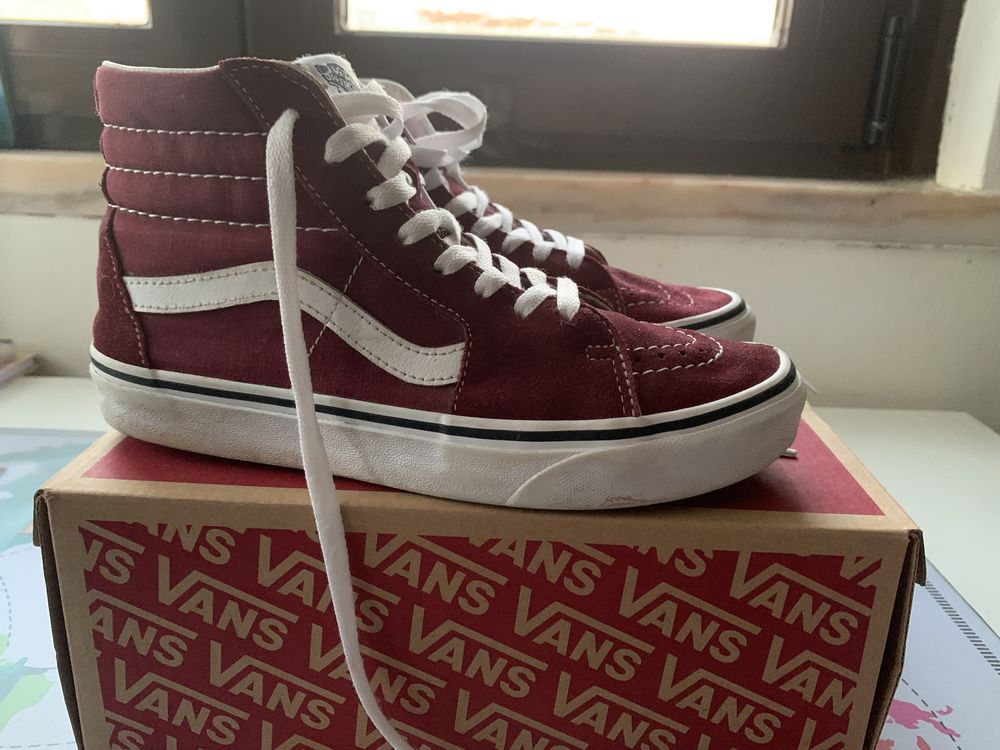 Botas vans bordeaux