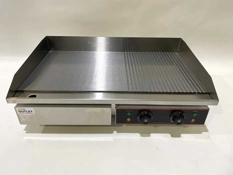 Chapa Elétrica 75cm Lisa + Ranhurada - NOVO