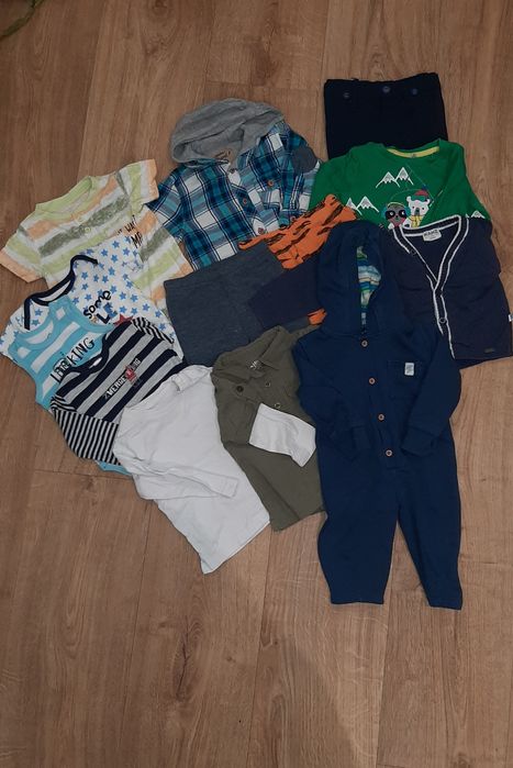 Zestaw chłopiec niemowlę r. 68