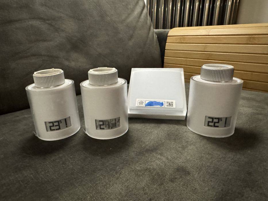 3 glowice/zawory Netatmo + mostek smart home