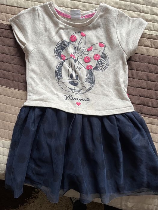 Sukienka dziewczęca z myszką Minnie