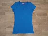 Koszulka New Line S turkusowy damska t-shirt krótki rękaw