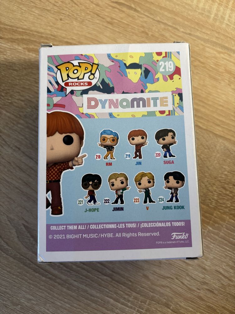 Фігурка Funko Pop BTS Dynamite Jin
