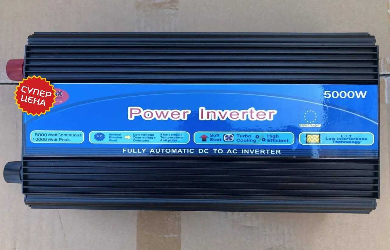 *️⃣ Преобразователь тока 12-220 5000w с плавным запуском. Инвертор.