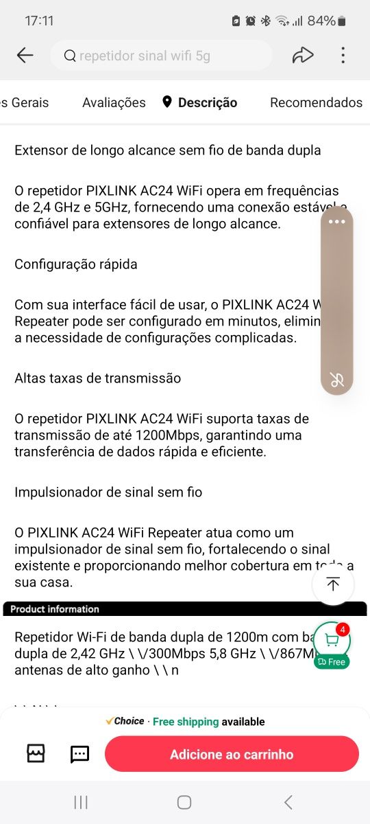 Repetidor de wifi