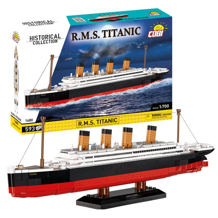 Klocki Cobi 1680 Statek R.m.s Titanic Hc 593 El.