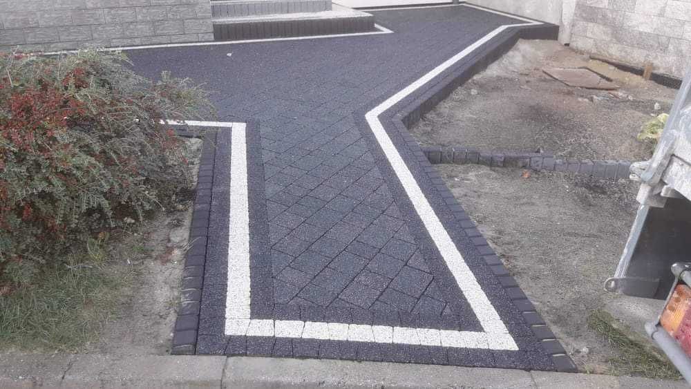 Brukarstwo, układanie kostki brukowej, pracę ziemne